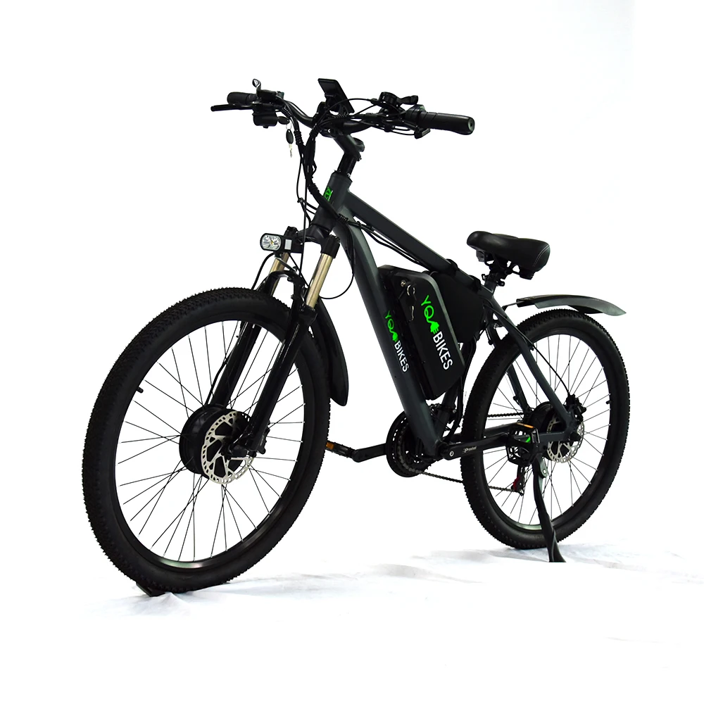 Dual Motor Electric Bike 1000W 20Ah Removable Battery 26*1.95 Kenda Electric Mountain Bike with 7-Speed and Front Suspension