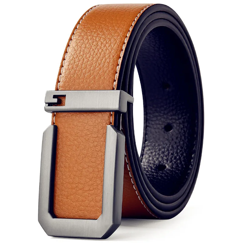 Sleek Unisex Fashion Belt with Silver Buckle – Premium Quality for Casual and Professional Wear