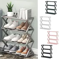 Hot Sale Fabric Dustproof Shoe Rack Shoe Shelf Storage Detachable Multifunctional Organizer Storage Shoe Boots Shoe Organiz G6E4 2