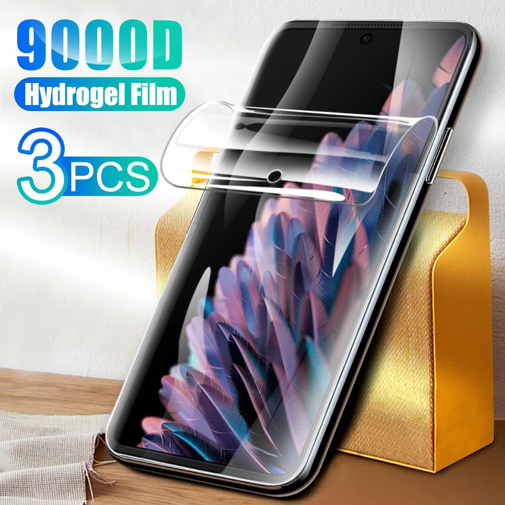 Pellicola Morbida 3 Pezzi Per Oppo Find N2 Flip Full Cover Pellicola Idrogel Pellicola Proteggi Schermo Anti-Impronta Per Oppo Find N2 N 2 Findn2 Flip