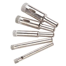 

5 Pcs 5-12mm Ceramic Hole Saw Drilling Bits for Manual Electric Drill Diamond Hole Saw Drill Bit Set Rust-resistant