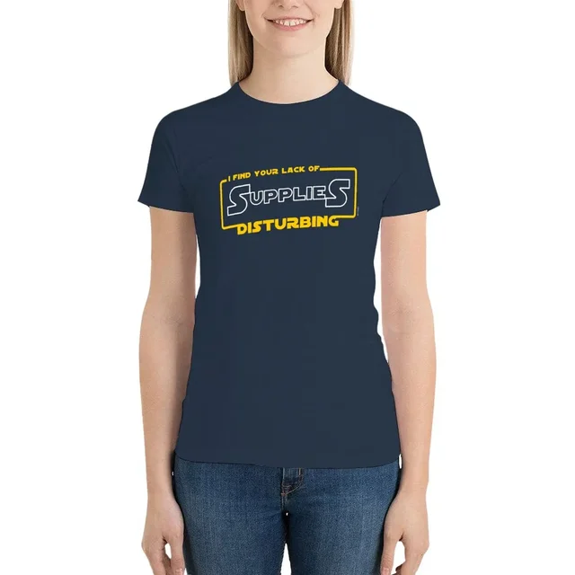 Eu acho sua falta de suprimentos perturbadora