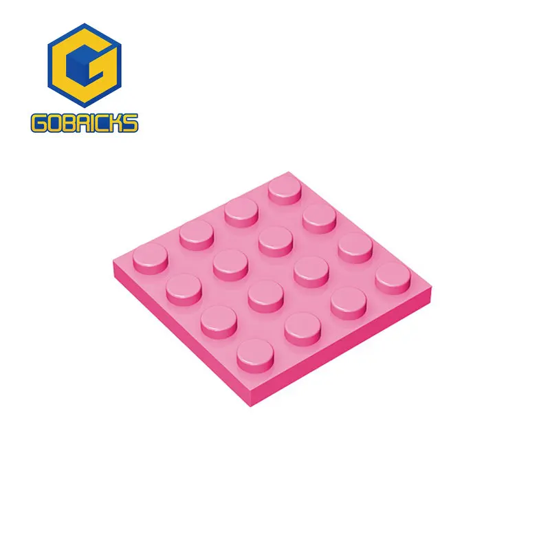 Gobricks 10Pcs Assembleert Deeltjes 3031 4X4 Dots Cijfers Bricks Voor Bouwstenen Onderdelen Educatief Creatieve Compatibel Merk