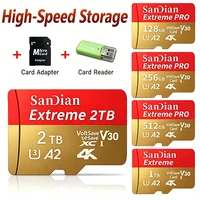 Class 10 UHS-1 High Speed Memory Card 128GB 256GB 512GB Original Micro TF SD Card Waterproof for PC Laptop Phone Tablet Camera 1