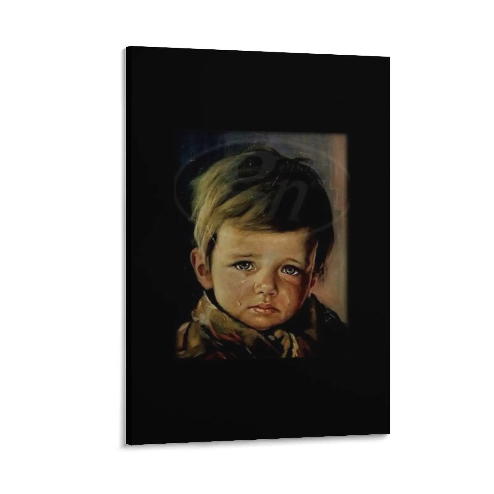 

The crying boy cursed painting Canvas Painting Decorative paintings decorations for the room pictures for wall home decor
