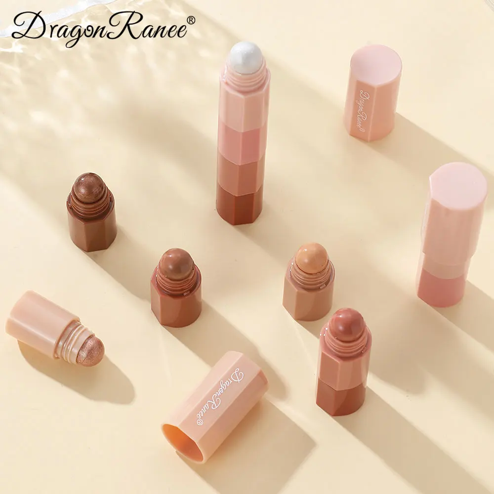 Eyeshadow Stick 8-Color Eyeshadow Stick Set Glitter and Matte Effect Waterproof Multi-Layer Pigment Long-lasting