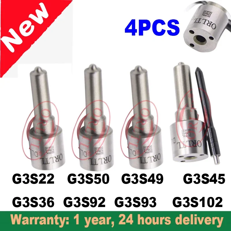 

G3S50 G3S49 G3S92 G3S93 G3S102 G3S45 G3S36 G3S22 for DENSO Toyota Hilux Mitsubishi Nissan Cummins Injection Nozzle 4pcs