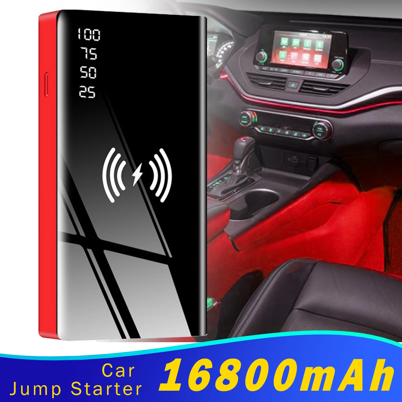 Starting Device 12v Starting Car Cost Car Jump Starter Battery Charger Power Bank Cute Mini