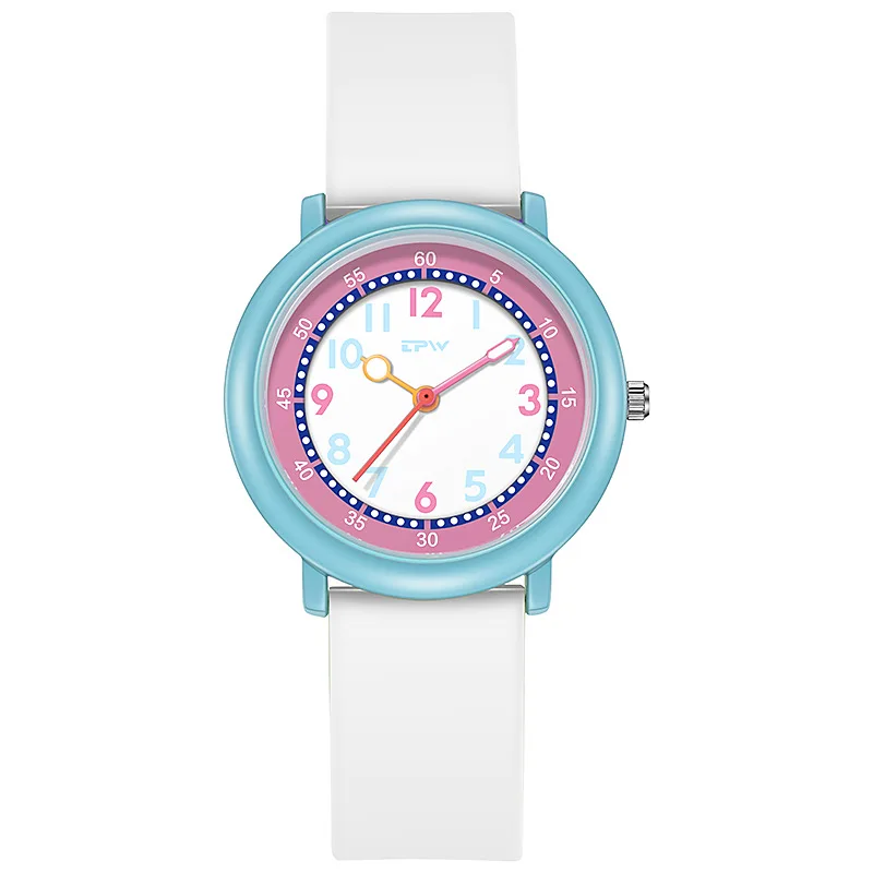 Colored Dial Children's Watch Leisure Glow Student Quartz Sports Outdoor Waterproof Exam Boy and Girl Watch Gift 5
