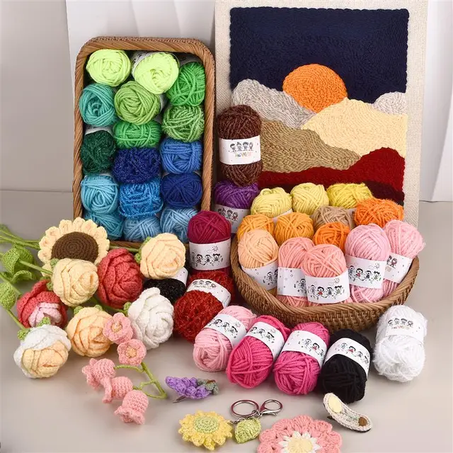 12 pcs/Set Soft Yarn 5