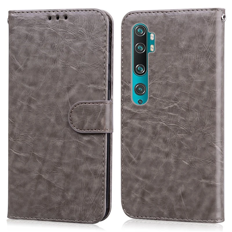 For Xiaomi Mi Note 10 Case For Xiaomi Mi Note 10 Pro Soft TPU Phone Cover Wallet Flip Case For xiaomi MiNote10 MiNote10Pro Coque 6