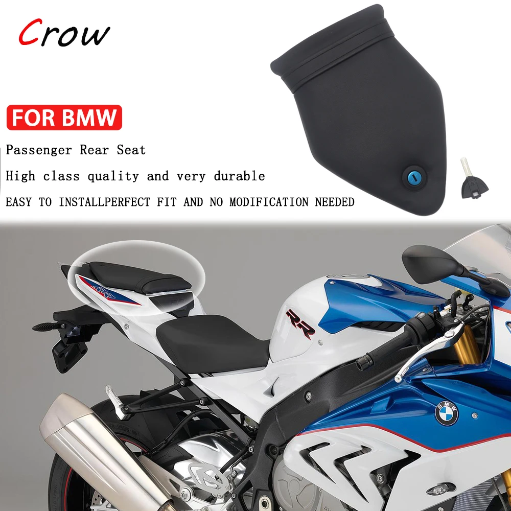 

Fit for S1000RR 2009 - 2018 Motorcycle Rear Passenger Seat S 1000 RR S1000 RR 2010 2014 2015 2016 2017 Leather Cushion Seat