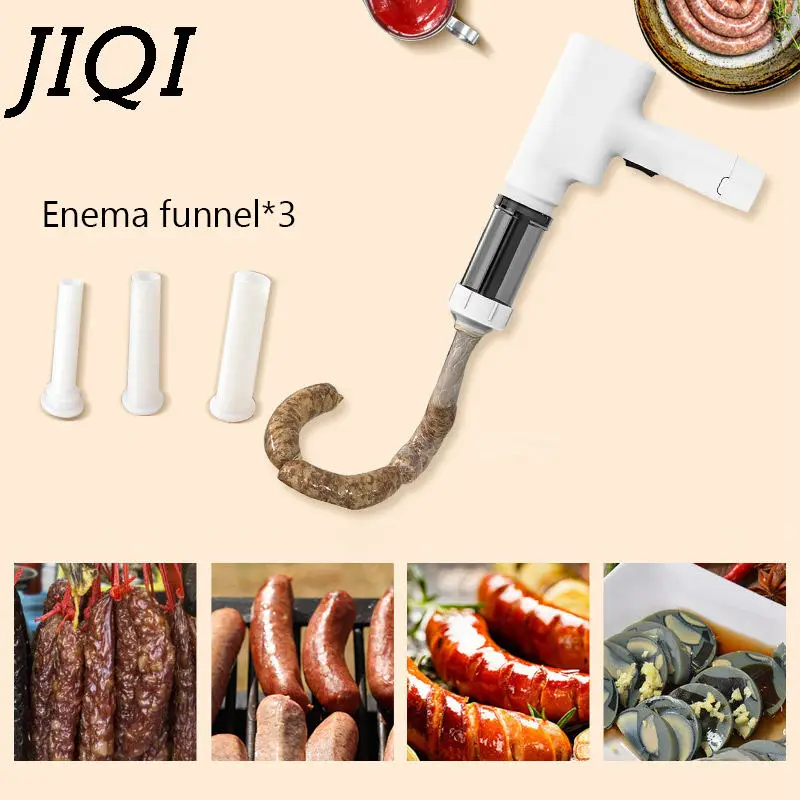Handheld Noodles maker Stainless steel Mold Noodle Press Wireless Enema Machine Sausage Maker Pasta Spaghetti Processing 110-240