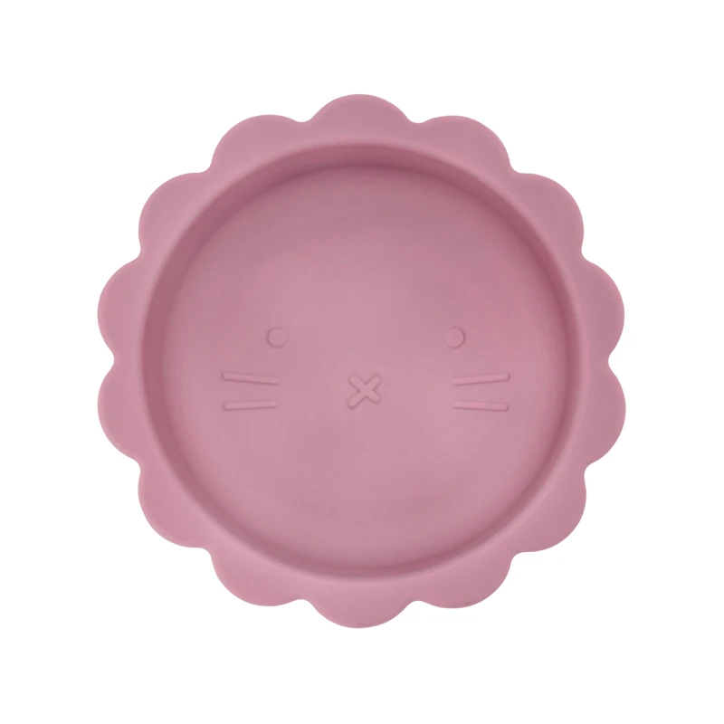 Ciotola Per Bambini In Silicone Alimentare Con Ventosa, Cucchiaio In Acciaio Inox Incluso, Antiscivolo E Anti-ribaltamento, Per Casa E Viaggio