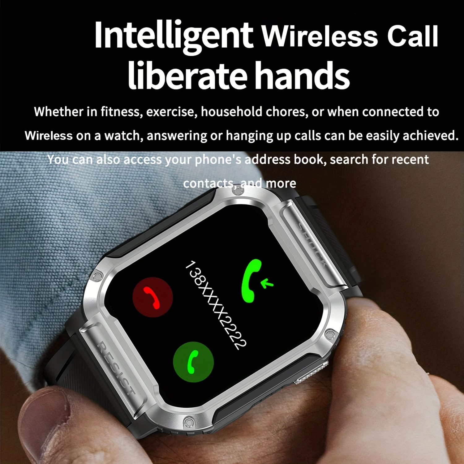 Smart Watch Wireless Calling/dial Multi Sport Mode Sports Watches Wallpaper For /Andriod