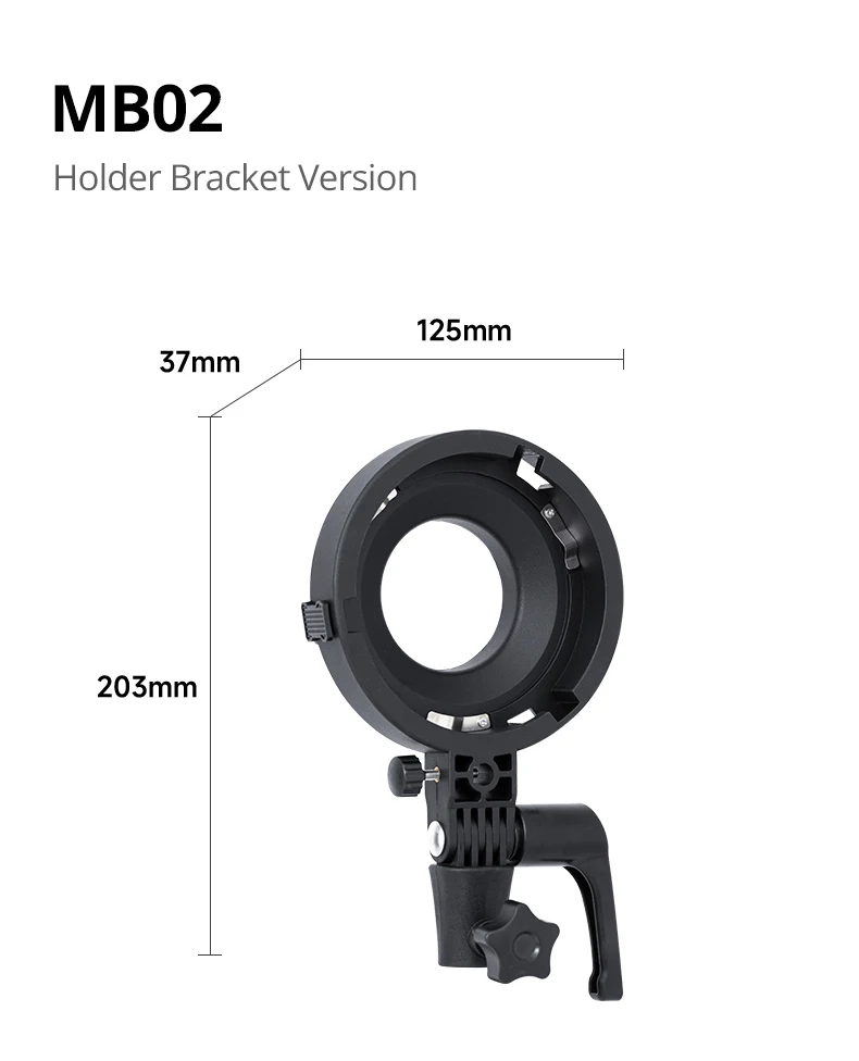 MB01 MB02 Mini Mount to Bowens Mount Adapter Quick Set-up for YONGNUO YN150 IFOO