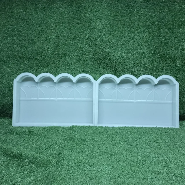 Kerti Tégla Penész Antik Tó Kerek Szél Kerítés Cement Zöldség Fű Doboz - Image 6