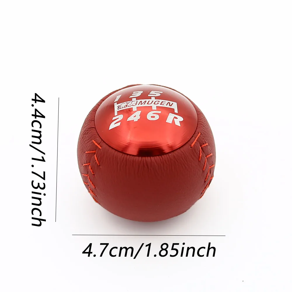 5/6 Speed Shift Knob M10*1.5 Racing Leather Gear Shift Knob For FD2 FN2 EP3 TYPE R DC2 DC5 AP1 AP2 Car Shift Knob