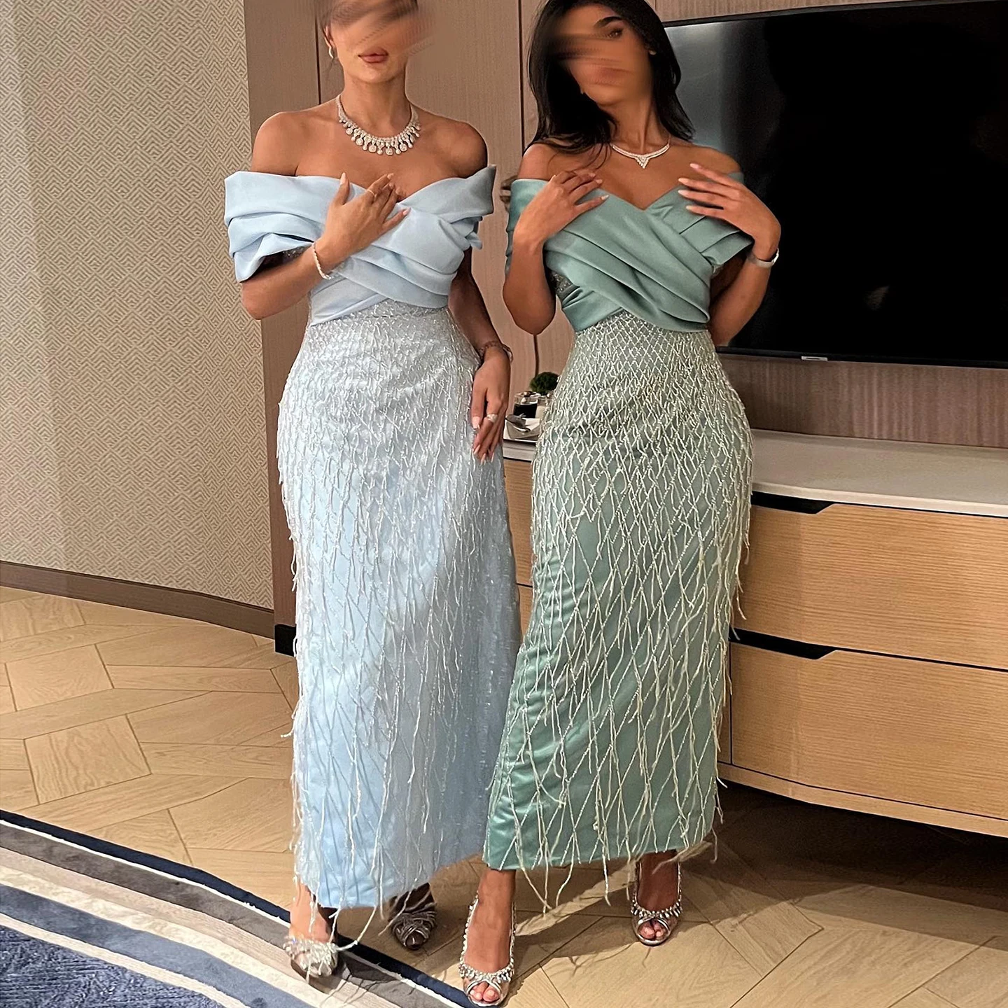 328619-01fabf.jpg S6a3627118d334684a9f0a916b3844bd4J Elegant Off Shoulder Sage Green Dubai Evening Dresses for Women Wedding Luxury Tassel Arabic Formal Party Gown Mallzona