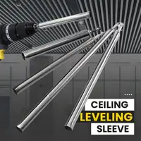 Ceiling Leveling Sleeve Rod Screw Sleeve Suspended Ceiling Installation Tools Extended Deepening Screw Rod Stainless Steel 1