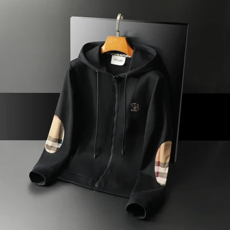 thumbnail image 1 of Ropa de hombre Sudaderas con capucha y cremallera de gran tamaño Otoño e invierno 2024 Novedades en sudaderas Ropa de diseñador para hombre Abrigo de lujo para hombre, 1 of 5