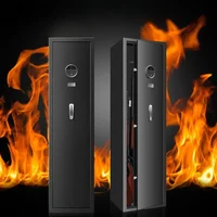 Tools Packaging Fireproof Biometric Gun Cabinet, Large Long Gun Safe for Rifles and Shotguns, with Detachable Gun Rack Tools 1