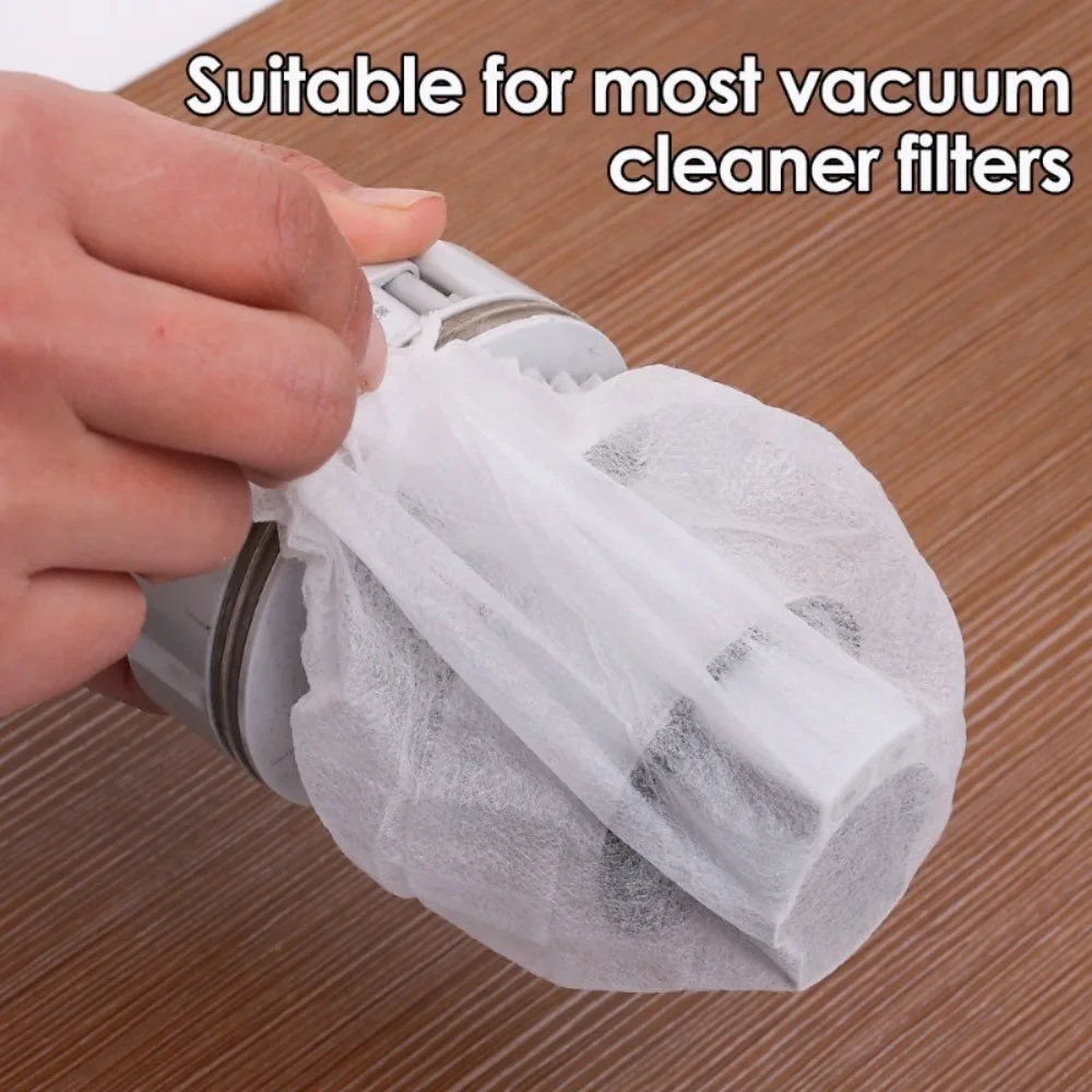 Non-wovens Vacuum Cleaner Filter Mesh Durable Dust-proof Dust Collection Filter Mesh Disposables Cover Accessories 100PCS