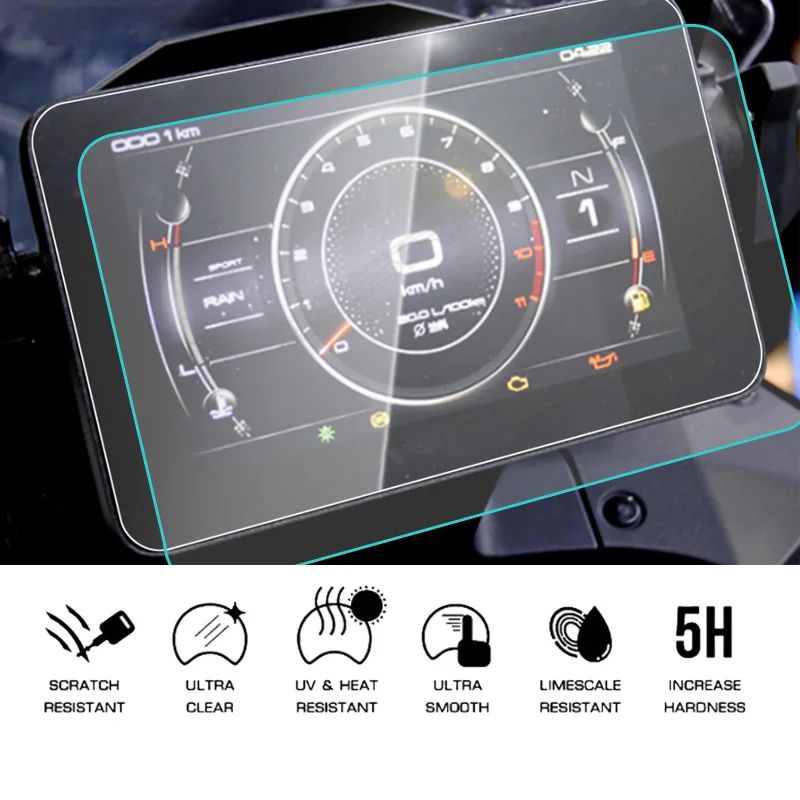 Motorcycle Cluster Scratch Protection Film Instrument Dashboard Screen Protector Fit For CFMOTO 800MT MT800 MT 800 MT motorcycle screen protector