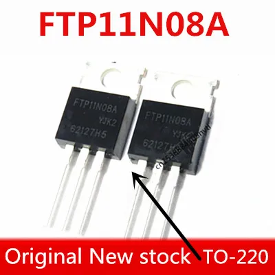 

Оригинал 10 шт./FTP11N08A TO-220 100A 75V