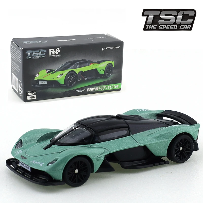 TSC 1/64  Aston Martin Valkyrie Diecast Automotive Model The Lamborghini Lightning Ornaments Cas Toys Gift Decorations 2