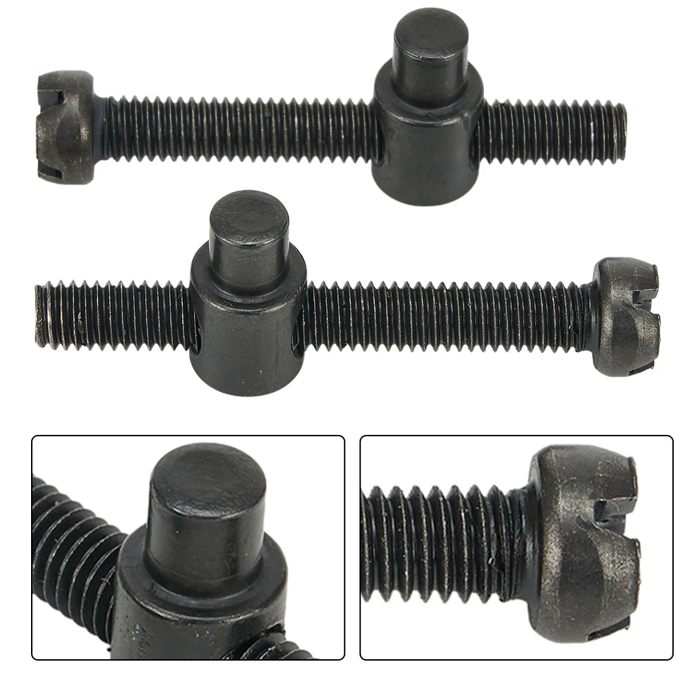 

New Practical Bar Chain Tensioner 2x Adjuster Adjusting Screw For 405 5016 Chainsaw Metal Power Equipment Parts