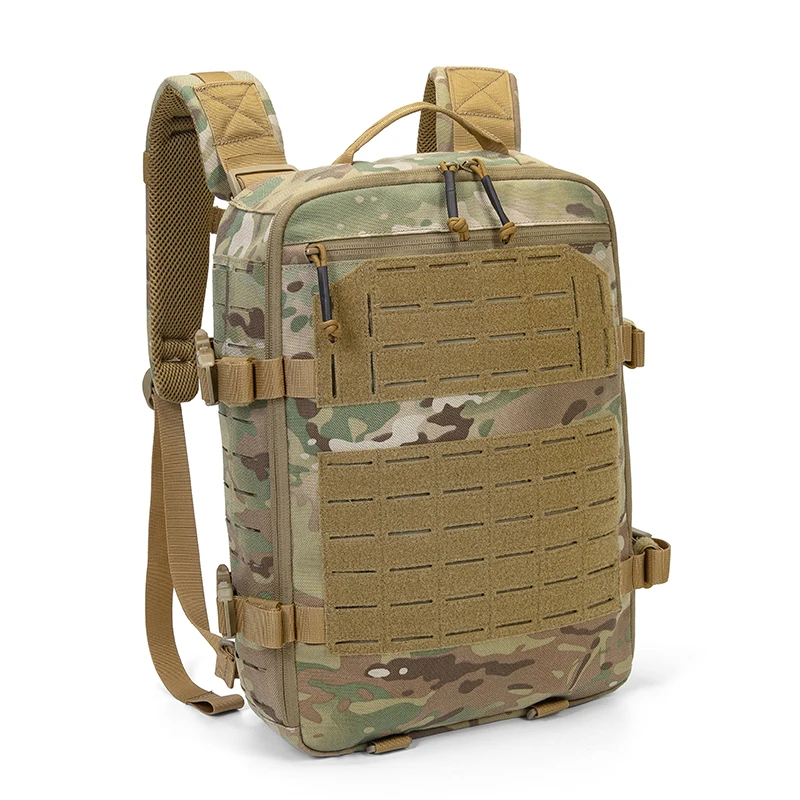 1000D Nylon Hunting Backpack Molle Plate Carrier Bag Light Weight Hiking Rucksack Compatible with Vest Sports Backpack 3
