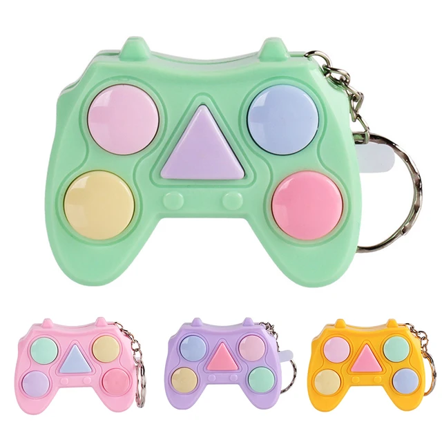 Memory Training Cube Key Chain Magic Rubik's Cube Children Toy Children Puzzle Memory Game LED Light Sound Interactive Toy 3