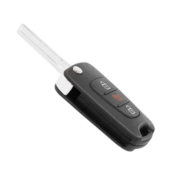 Guscio per chiave remota dell'auto per Hyundai Kia - XNRKEY 3 pulsanti Flip Remote Car Key Shell Fob per Hyundai Kia Bongo Key Case