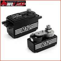 Power HD R12S 12KG 6.0-8.4V High Torque Titanium Gear Dual Ball Bearing Servo For 1/10 Rc Racing Car Off-road Vehicle 4wd Toy