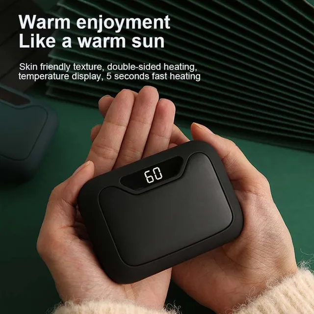 Hands Warle 10000Mah Usb Power Bank Elektromos Hordozható Zsebkezelő Digitális Kijelző Többfunkciós Zsebek Kendőzsák