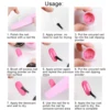 Base Coat Nail Dipping Powder Nail Powder Nail Dipping Powder Set Nail Art Powder Top Base Coat Gel Dust Brush Manicure Tool Set 5