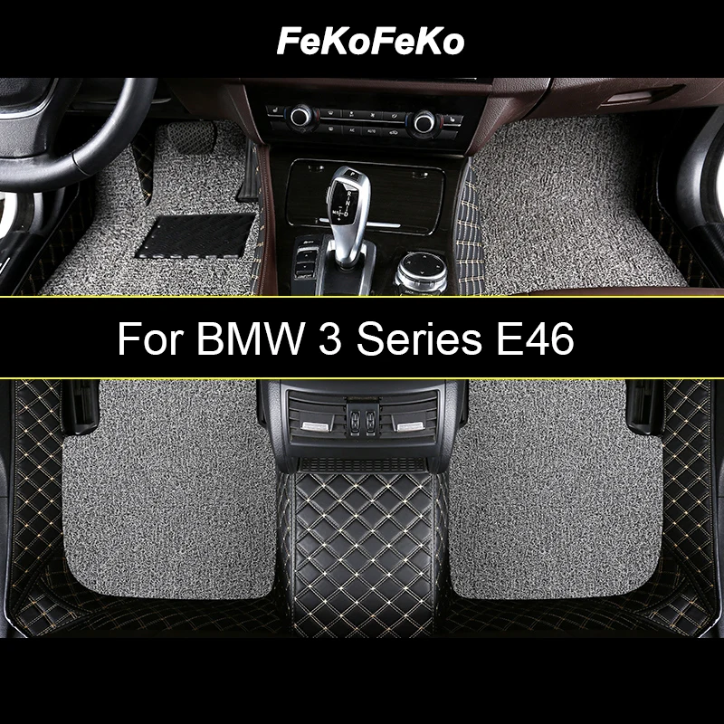 FeKoFeKo Car Floor Mats For BMW E46 3Convertible 3Coupe 318