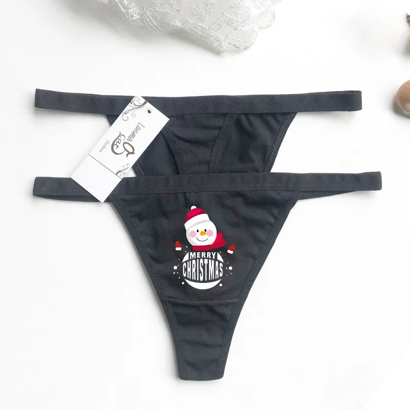 Sexy Santa Claus Panties Women Christmas Underwear Women Sexy G