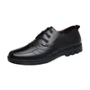 Leather Shoes Men's New Business Formal Shoes for Men Autumn Breathable Men's British Korean Pointed Toe Wedding Groomsmen Shoes 6