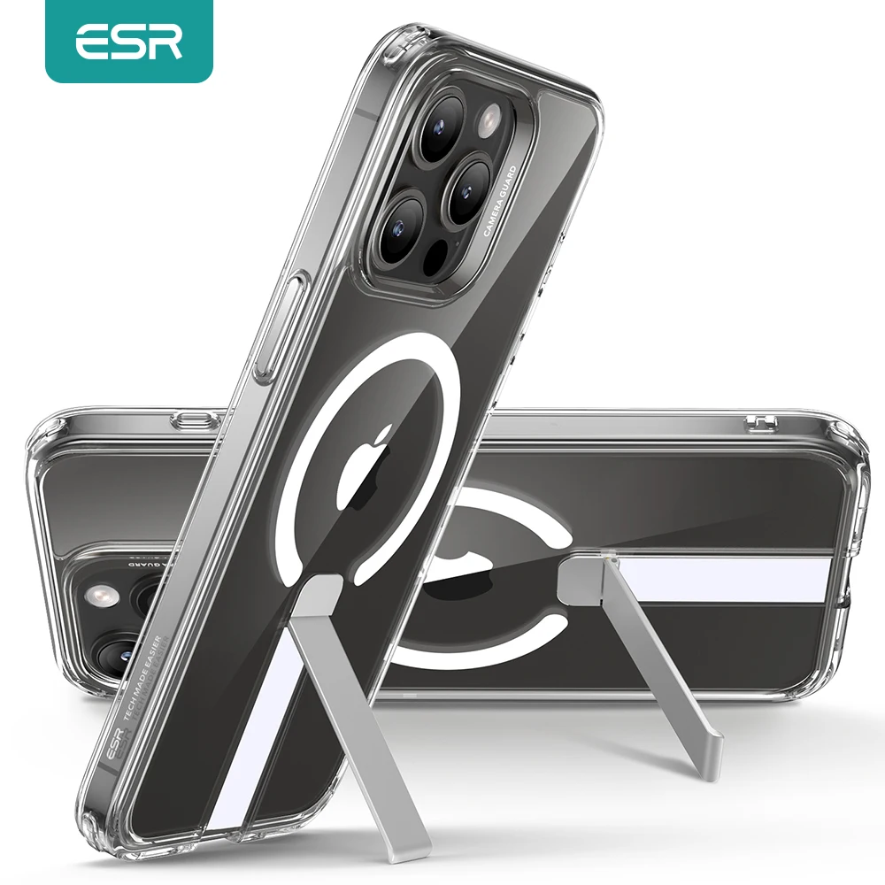 

ESR for iPhone 15 Pro Max MagSafe Case with Kickstand 3 Stand Modes for iPhone 15 Pro Max Military-Grade Drop Protection Case