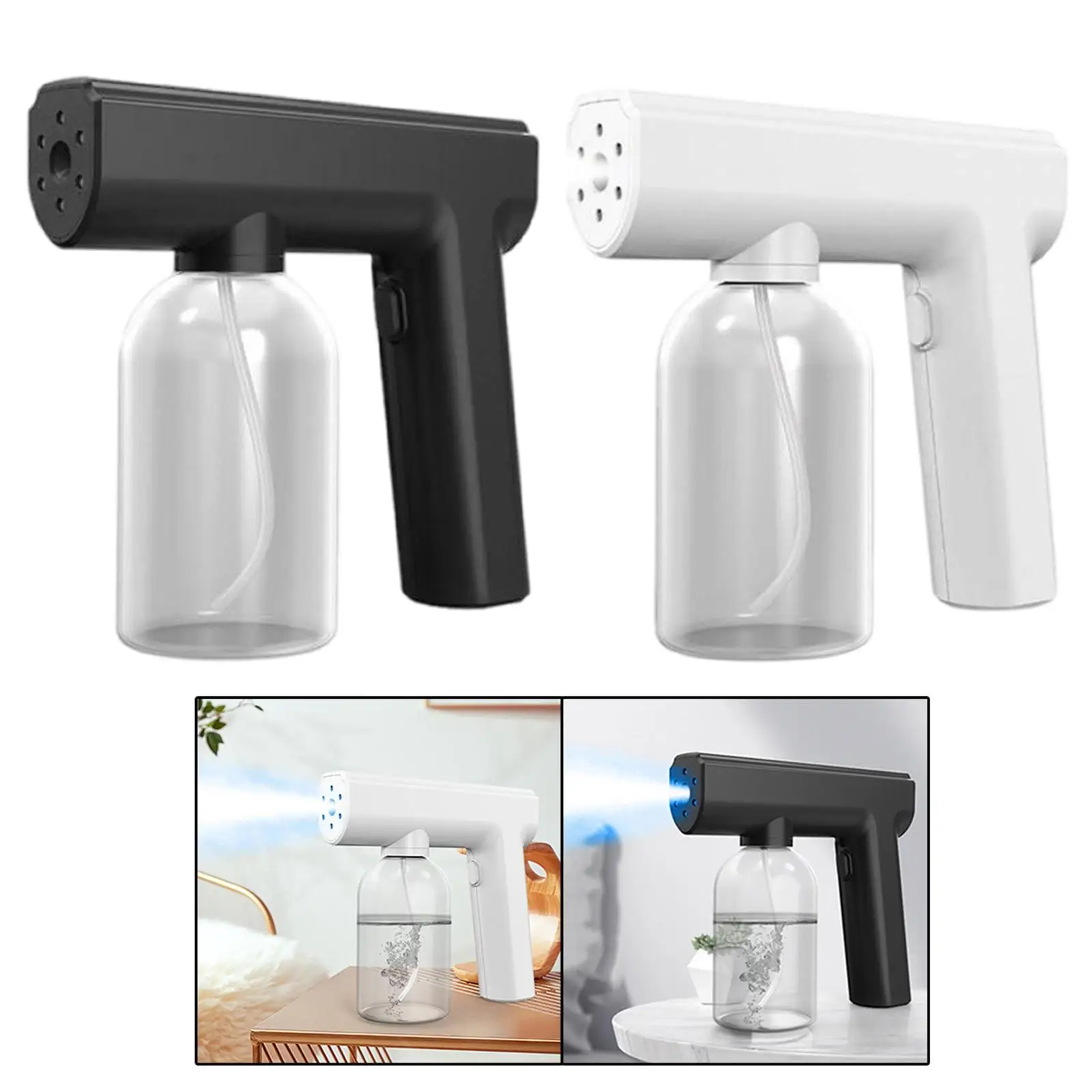 

2pcs Machine ,Handheld USB Rechargeable Electric Nano Sprayer, Fine Mist,Suitable for