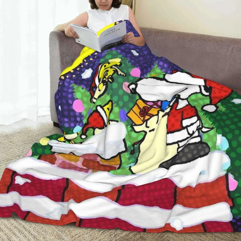 Description Picture 5 of itemSnoopy Peanuts Blanket Quality Soft Warm Halloween Throw Blanket Winter Camping Couch Chair Sofa Bed Fashion Bedspread