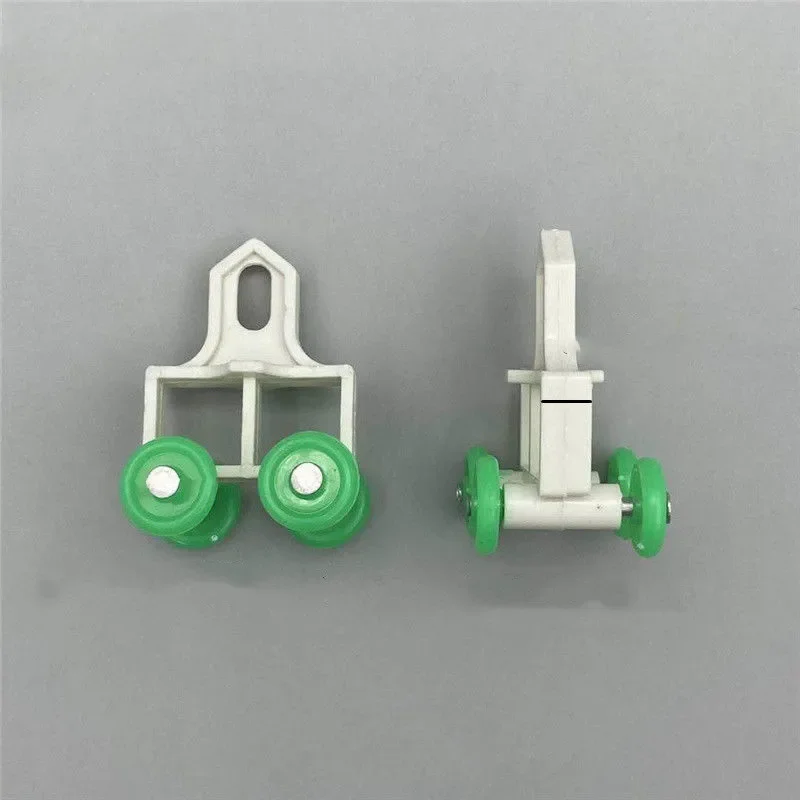 50Pcs High Quality Roller Wheels Single Bearings Window Sash Pulley Rod Rollers Curtain Rail Track Wheels for Window Door Shower
