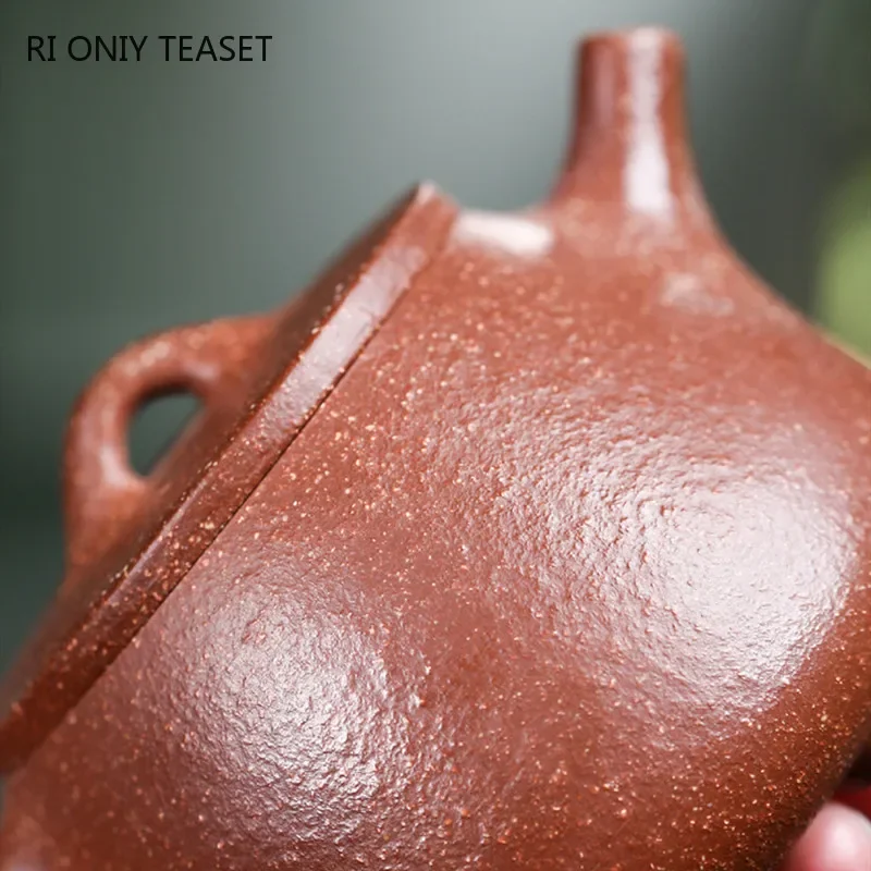 230ml 本物の中国宜興紫砂茶器セット、有名な芸術家による手作りの高石