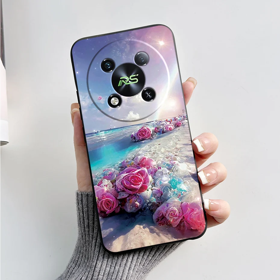 Marble Black Matte Soft TPU Silicone Full Protective Phone Case