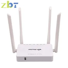 ZBT Wireless WiFi Router For USB 4G Modem With 4 External Antennas 300Mbps 4-LAN USB2.0 Omni II Access Point WE1626