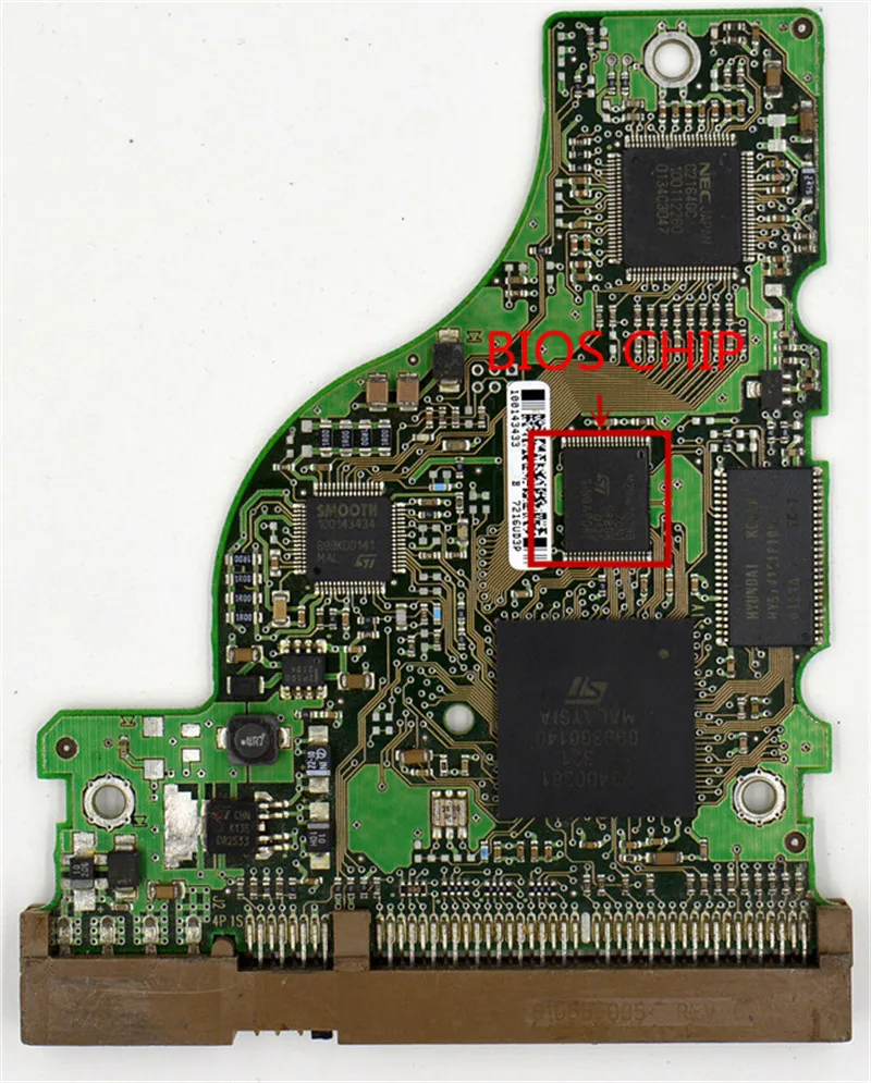 Placa de Circuito do Disco Rígido Seagate 100139362 Rev b 100191545 100167669 23400361321