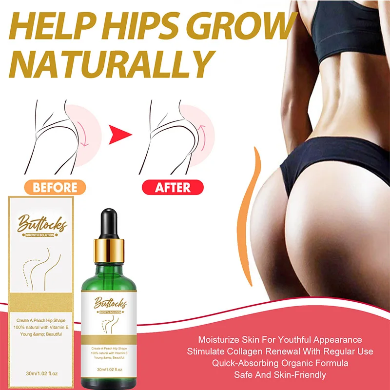 

30ml Lose Weight On The Buttocks Eliminate Cellulite Oil Firming Beauty Buttocks Oil Fat Burning Slimming Products Wholesale