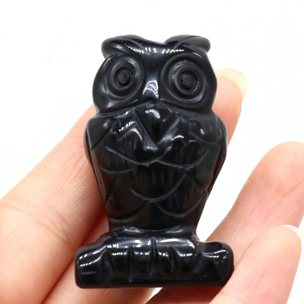 Broche Hibou En Améthyste Naturelle – Cadeau Idéal Avec Pochette Organza